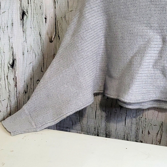 Wilfred Free Lolan Grey Sweater Cropped, oversized, merino-wool sweater2 - Picture 9 of 13